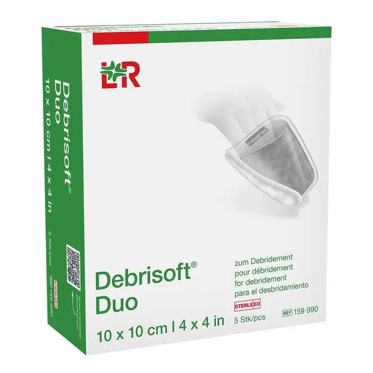 Debrisoft Duo Wundbettvorbereitung 10x10 cm, 5 St