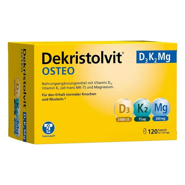 Dekristolvit Osteo D3K2 Mg Kapseln, 120 St