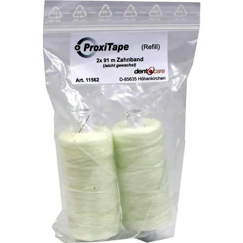 DENT O CARE Proxi-Tape Zahnband gewachst Nachf.91m, 2 St