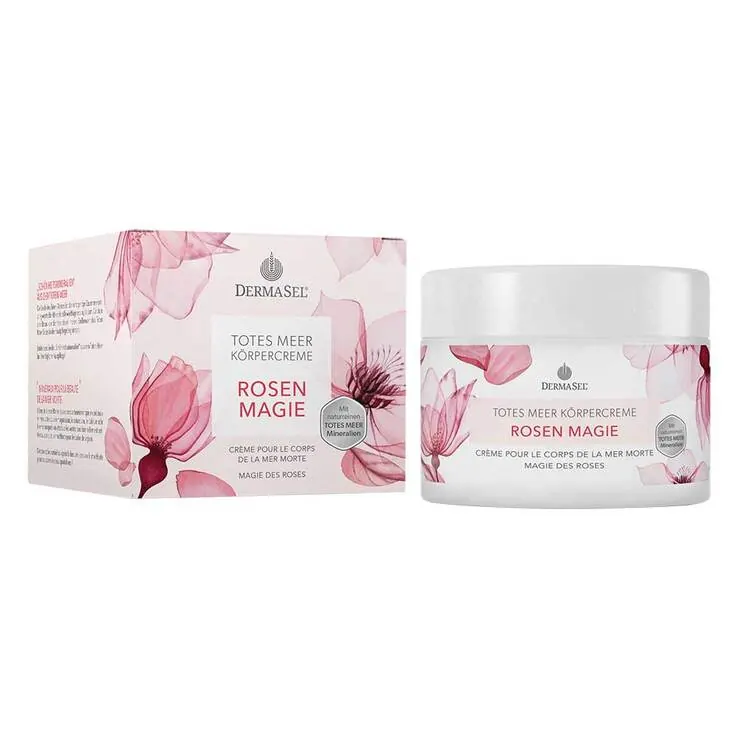 Dermasel Totes Meer Körpercreme Rosen Magie, 200 ml