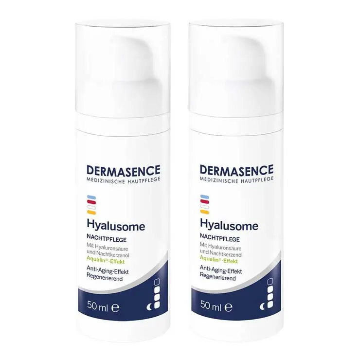Dermasence Hyalusome Nachtpflege Creme, 2x50 ml