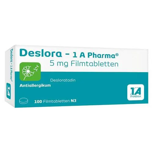 Deslora-1A Pharma 5 mg Filmtabletten, 100 St