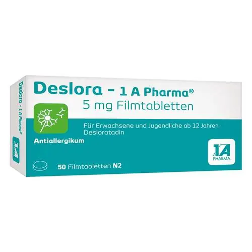 Deslora-1A Pharma 5 mg Filmtabletten, 50 St