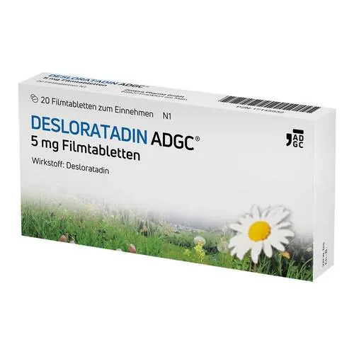 Desloratadin Adgc 5 mg Filmtabletten, 20 St
