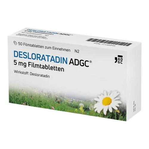 Desloratadin Adgc 5 mg Filmtabletten, 50 St