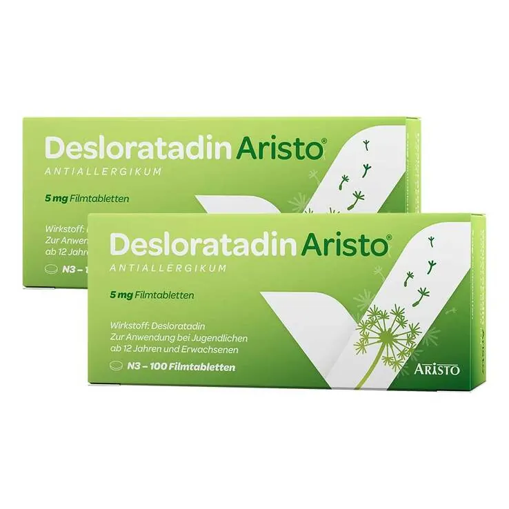 Desloratadin Aristo Antiallergikum 5 mg Filmtabletten, 2x100 St