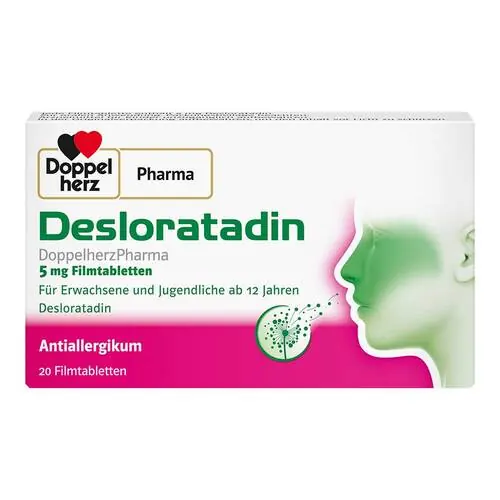 Desloratadin Doppelherzpharma 5 mg Filmtabletten, 20 St