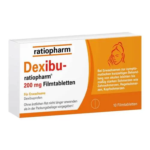 Dexibu-ratiopharm 200 mg Filmtabletten, 10 St