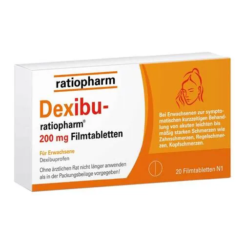 Dexibu-ratiopharm 200 mg Filmtabletten, 20 St