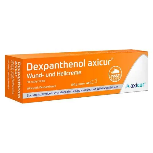 Dexpanthenol axicur Wund- und Heilcreme 50 mg / g, 100 g
