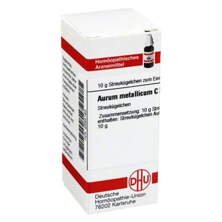 DHU Aurum metallicum C 200 Globuli, 10 g