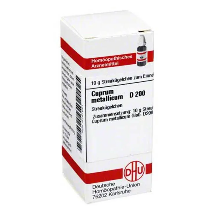 DHU Cuprum metallicum D 200 Globuli, 10 g