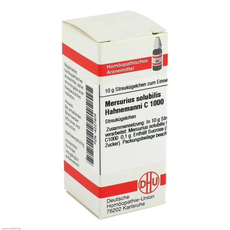 DHU Mercurius solubilis C 1000 Globuli, 10 g