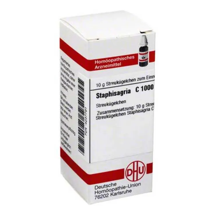 DHU Staphisagria C 1000 Globuli, 10 g