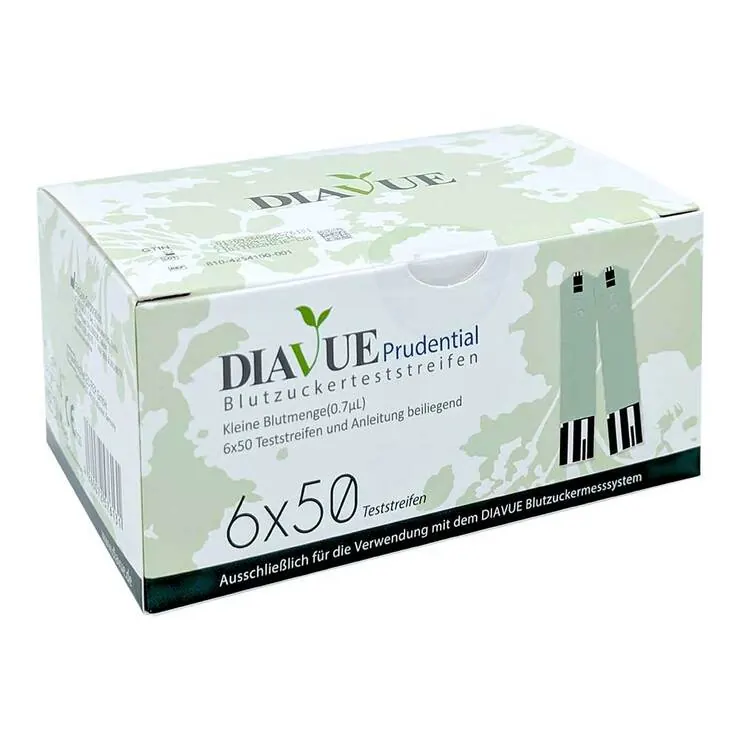 Diavue Prudential Blutzuckerteststreifen, 3X2X50 St