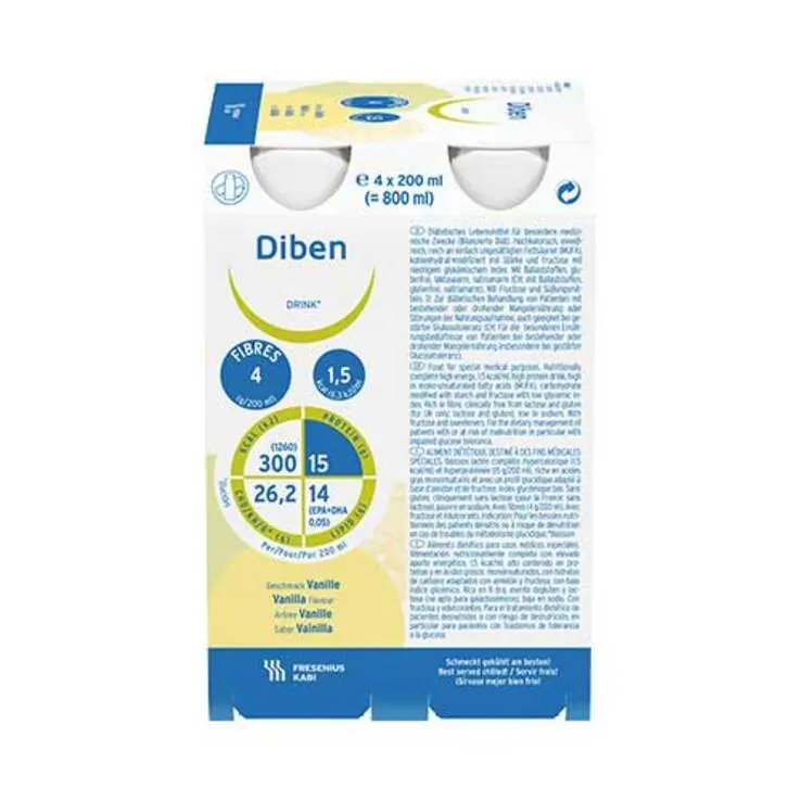 Diben Drink Vanille 1,5 kcal / ml, 24X200 ml