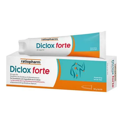 Diclox forte 20 mg / g Gel, 150 g