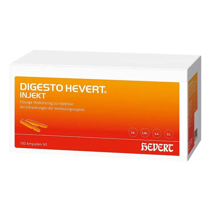 Digesto Hevert injekt Ampullen, 100X2 ml