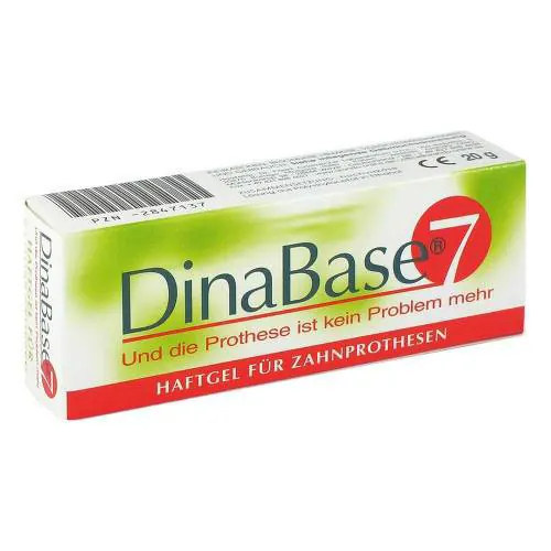 Dinabase 7 Haftgel für Zahnprothesen, 1 St