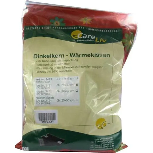 Dinkelkern Wärmekissen mit Bezug 20x30 cm, 1 St