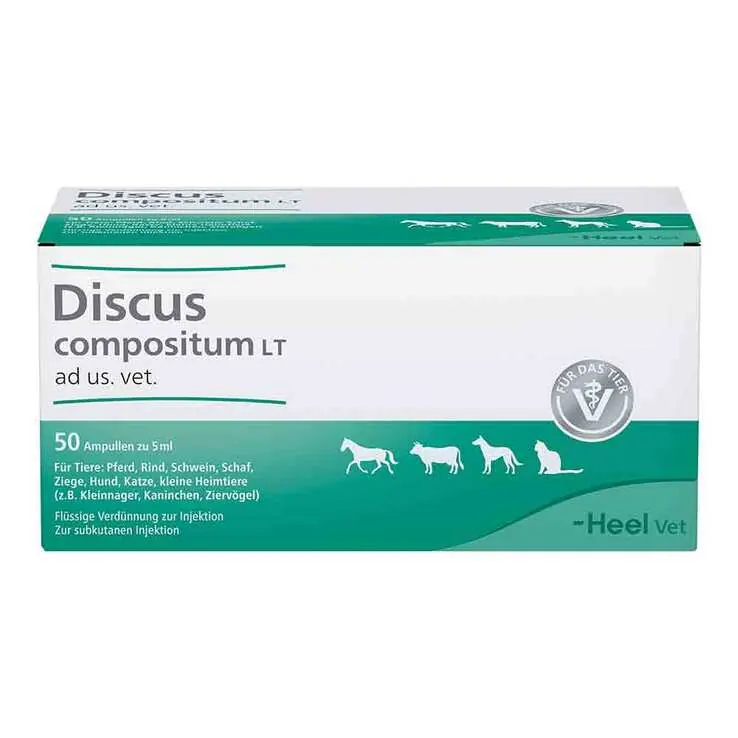 Discus compositum LT Ampullen vet. (für Tiere), 50 St