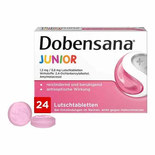 Dobensana Junior 1,2mg / 0,6mg Lutschtabletten, 24 St