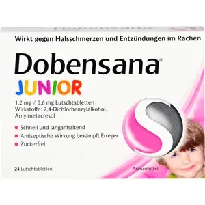 DOBENSANAJunior1,2mg/0,6mgLutschtabletten24St