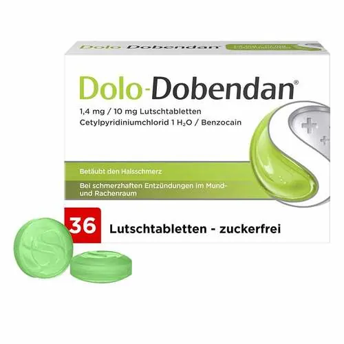 Dolo-Dobendan 1,4 mg / 10 mg Lutschtabletten, 36 St