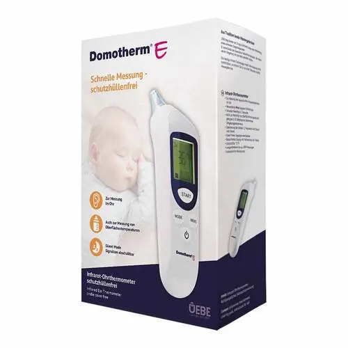 Domotherm E Infrarot-Ohrthermometer Schutzhülle frei, 1 St