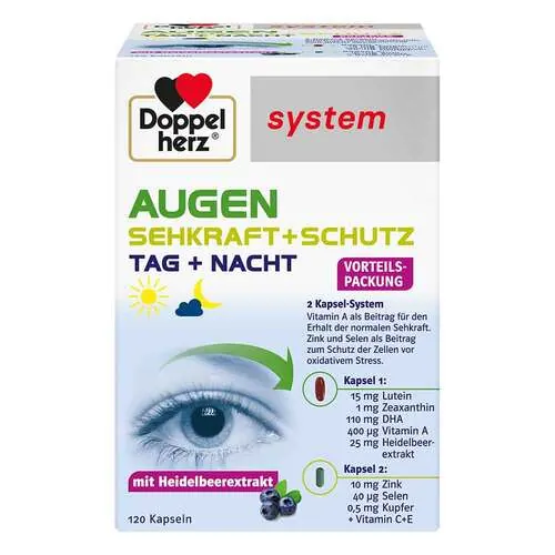 Doppelherz Augen Sehkraft + Schutz system Kapseln, 120 St