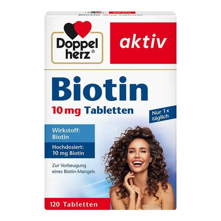 Doppelherz Biotin 10 mg Tabletten, 120 St