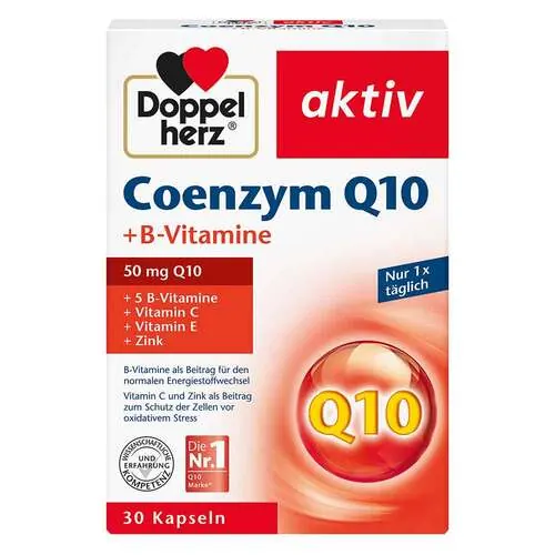 Doppelherz Coenzym Q10 + B Vitamine Kapseln, 30 St