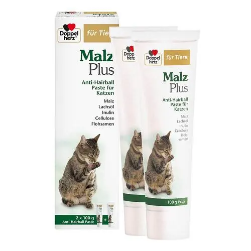 Doppelherz für Tiere Malz Plus Anti-Hairb.Pas.Kat., 2X100 g