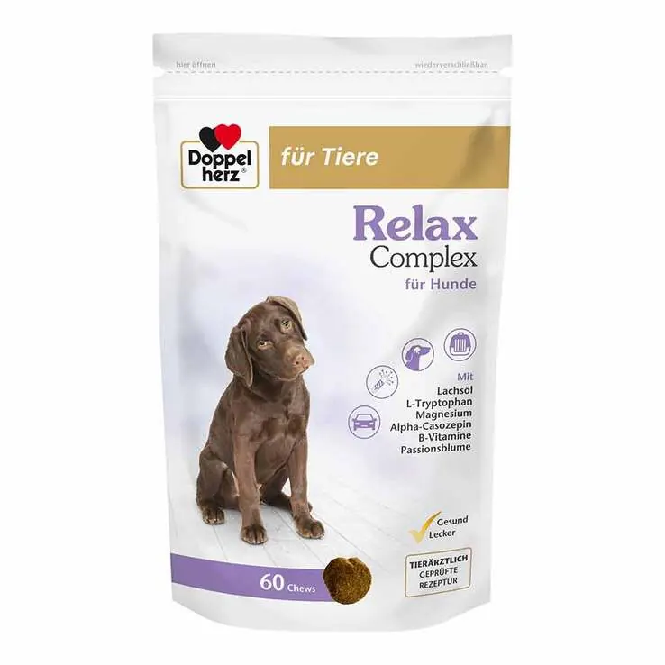 Doppelherz für Tiere Relax Complex Chews für Hunde, 60 St