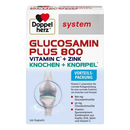 Doppelherz Glucosamin Plus 800 system Kapseln, 120 St