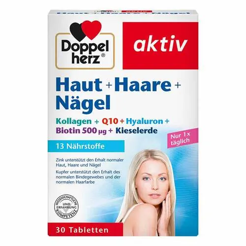 Doppelherz Haut + Haare+Nägel Tabletten, 30 St