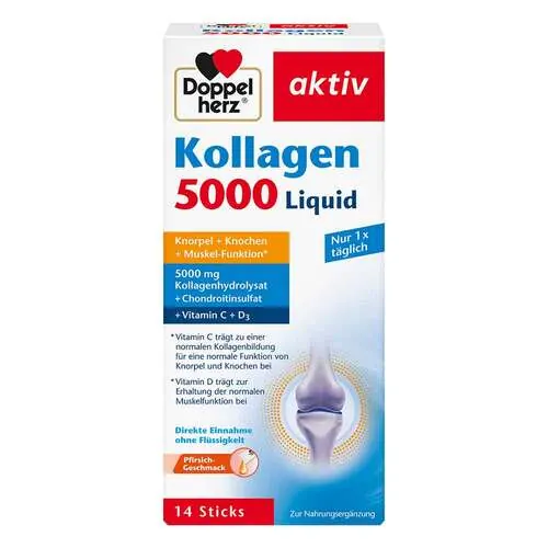 Doppelherz Kollagen 5000 Liquid Sticks, 14X10 ml