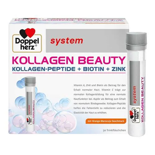 Doppelherz Kollagen Beauty Maracuja system Tra, 30X25 ml