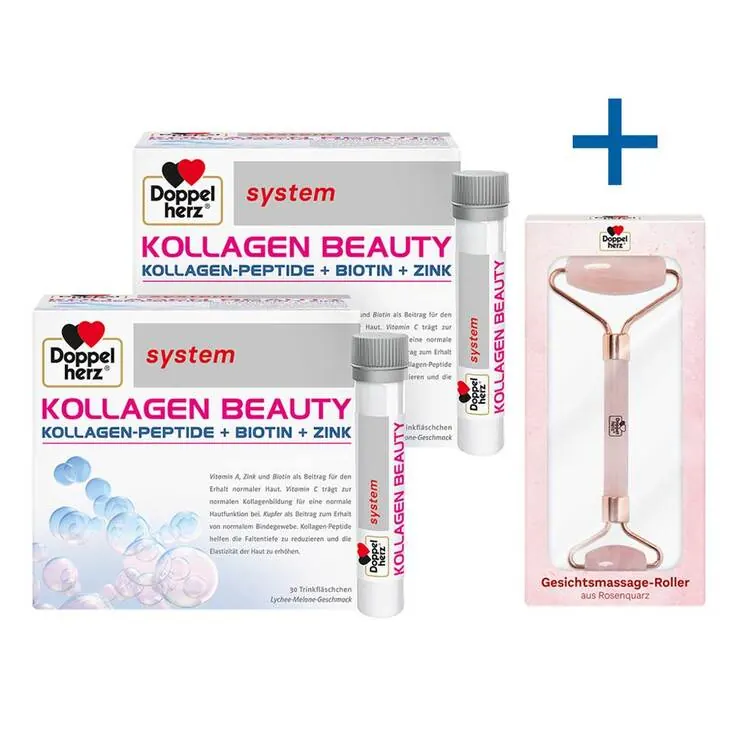 Doppelherz Kollagen Beauty system Trinkfläschchen, 2x30 St