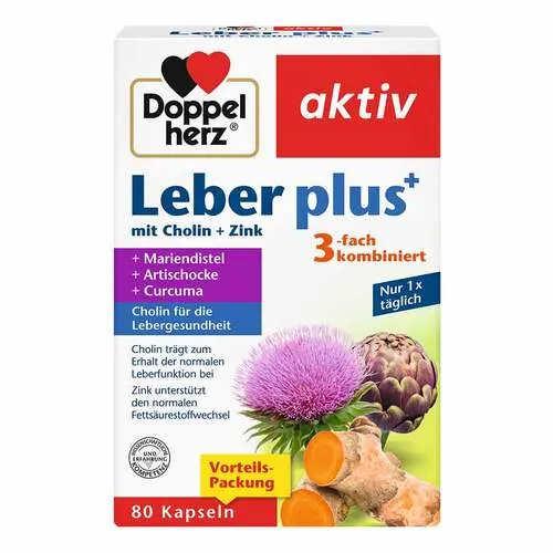 Doppelherz Leber plus Kapseln, 80 St