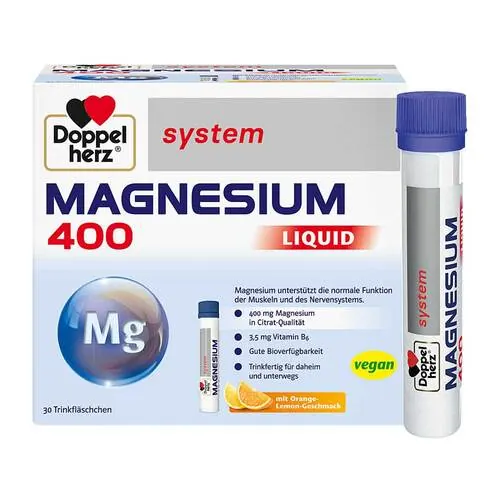 Doppelherz Magnesium 400 Liquid system Trinkampulle , 30 St