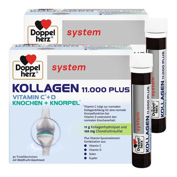 Doppelherz system Kollagen 11000 Plus Ampullen, 2x30x25 ml