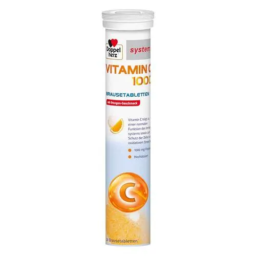 Doppelherz Vitamin C 1000 system Brausetabletten, 40 St