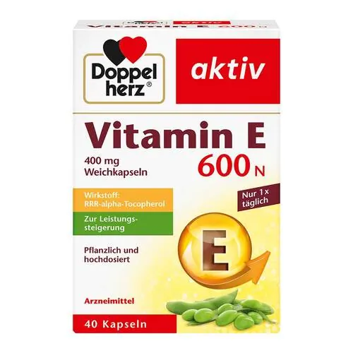 Doppelherz Vitamin E 600 N Weichkapseln, 40 St