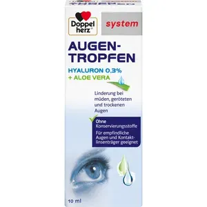 DOPPELHERZAugen-TropfenHyaluron0,3%system10ml