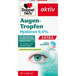 DOPPELHERZAugen-TropfenHyaluron0,4%Extra10X0,5ml