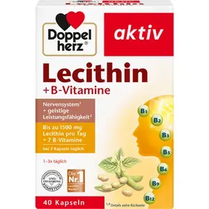 DOPPELHERZLecithin+B-VitamineKapseln40Stück