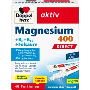 DOPPELHERZMagnesium+BVitamineDIRECTPellets40Stück