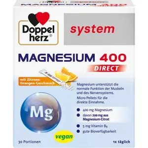DOPPELHERZMagnesium400DIRECTsystemPellets30Stück