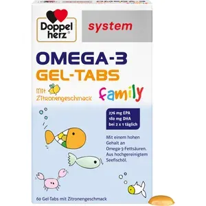 DOPPELHERZOmega-3Gel-Tabsfamilysystem60Stück
